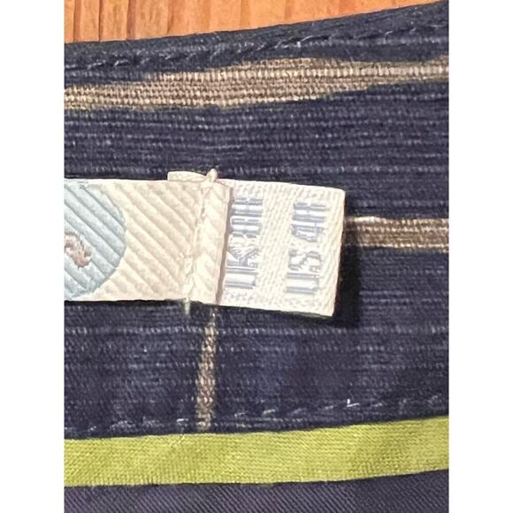 Boden Womens A-Line Dress Notch Neck Shift Sheath Navy Green Camo US 4R Cotton - Picture 2 of 6